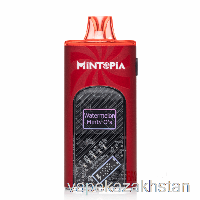 Vape Kazakhstan Mintopia Turbo 9000 Disposable Watermelon Minty O's